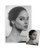 Custom Portrait-Frame 2-hand painted portraits from photos-Lecce Art