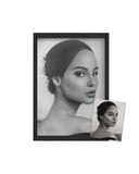 Small Portrait-UNIQUE PAINT-hand painted portraits from photos-Lecce Art